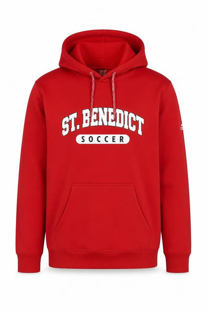 Adidas Mens Red XL Pullover Hoodie St Benedict Soccer ClimaWarm