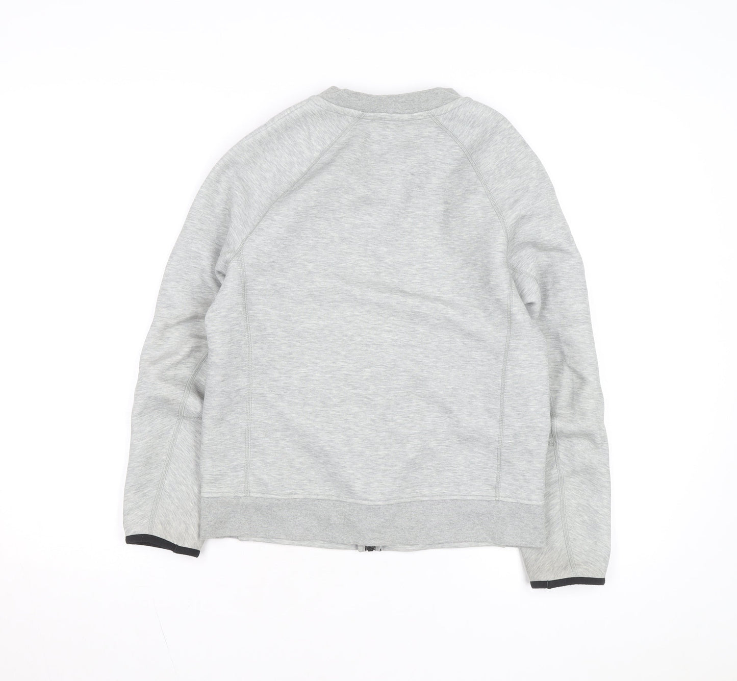 Nike Boys Grey Full Zip Sweatshirt Size L 147-158cm Classic Athletic Style