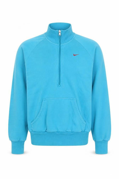 Nike Men's Blue 1/2 Zip Fleece Sweatshirt Size L