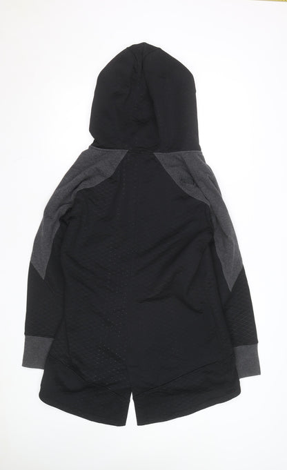 The North Face Women's Black Hooded Fleece Jacket Size L