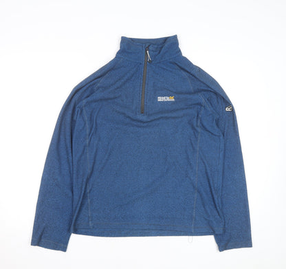 Regatta Men's Blue M 1/2 Zip Fleece Outdoor Activewear Jacket
