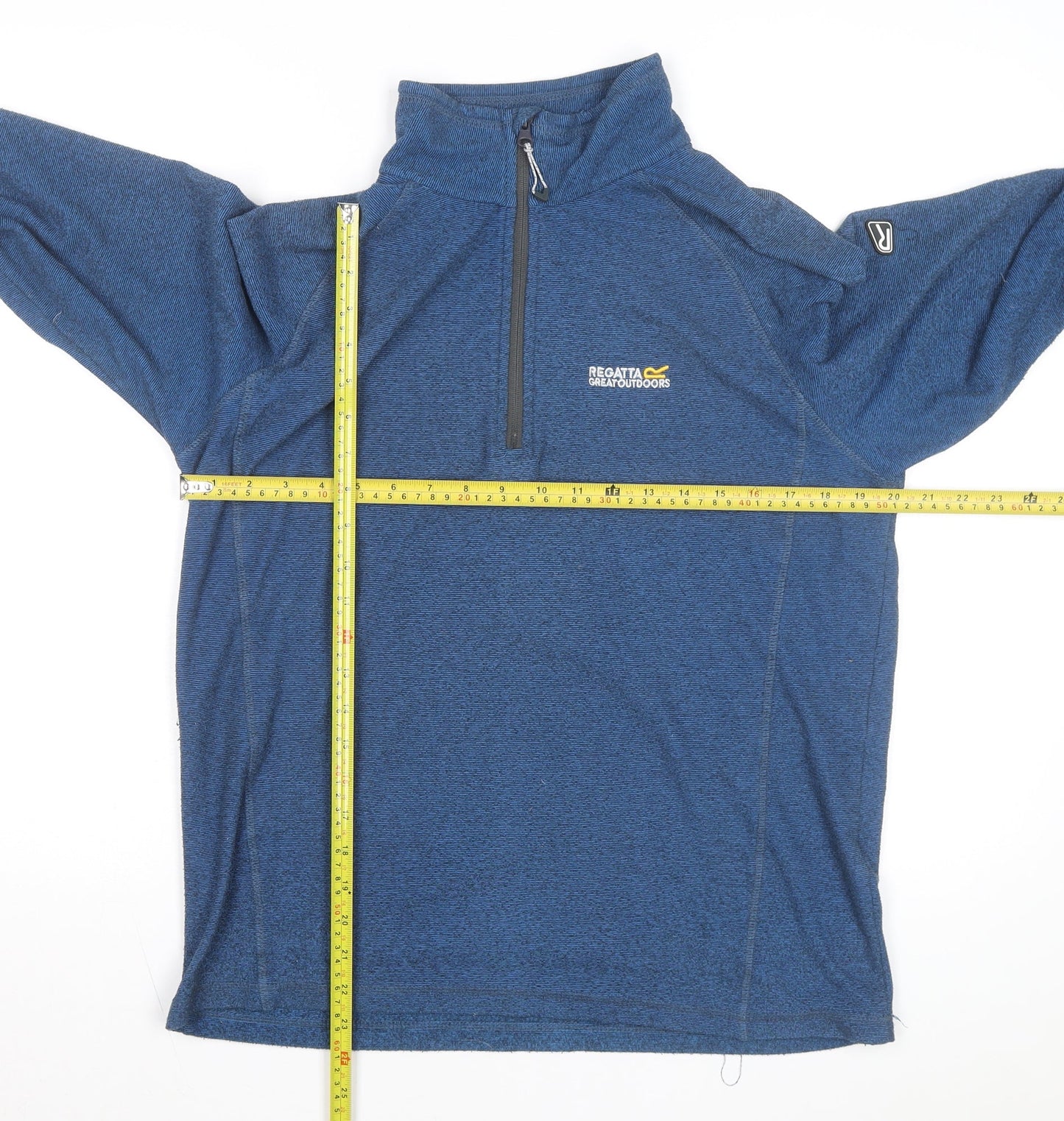 Regatta Men's Blue M 1/2 Zip Fleece Outdoor Activewear Jacket