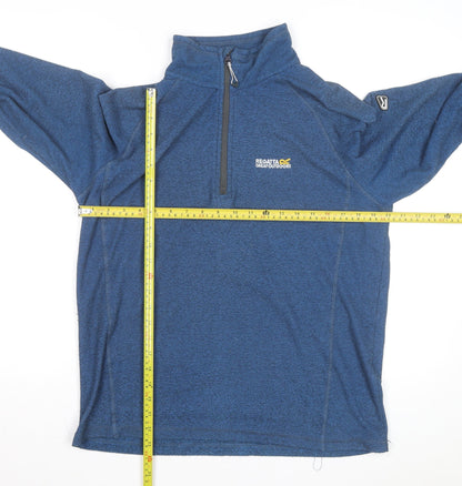 Regatta Men's Blue M 1/2 Zip Fleece Outdoor Activewear Jacket