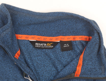 Regatta Men's Blue M 1/2 Zip Fleece Outdoor Activewear Jacket