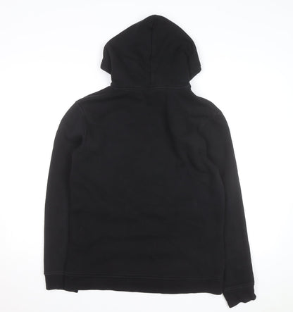ONLY & SONS Men’s Black Pullover Hoodie Small Graphic Print Fleece