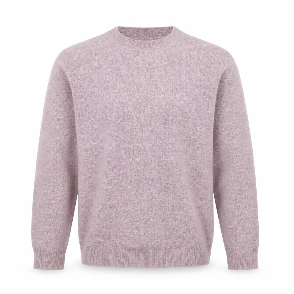 MSCH Copenhagen Pink Alpaca Wool Blend Crew Neck Jumper S