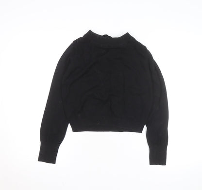 Collectif Vintage Women’s Black Bow Back Knit Jumper Medium