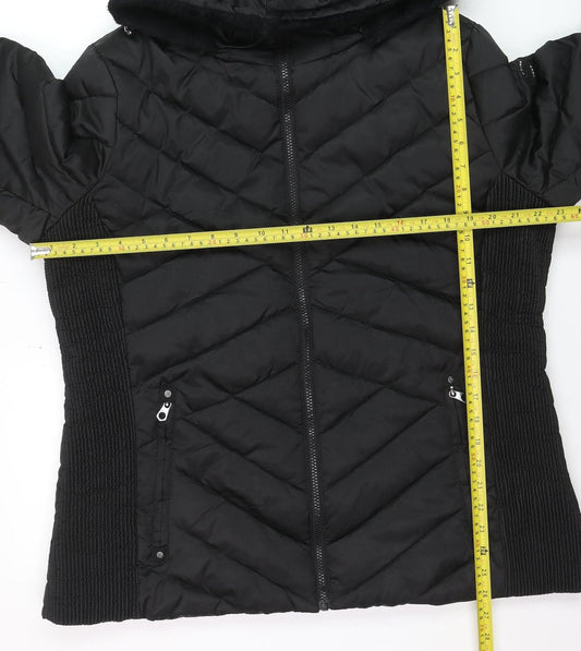 Nautica Women's Black Water Resistant Puffer Jacket Size 18