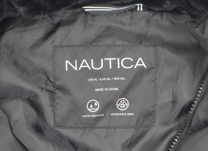 Nautica Women's Black Water Resistant Puffer Jacket Size 18