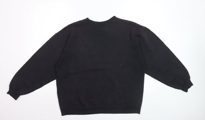 Marathon Apparel Mens Black Duck Graphic Pullover Sweatshirt M