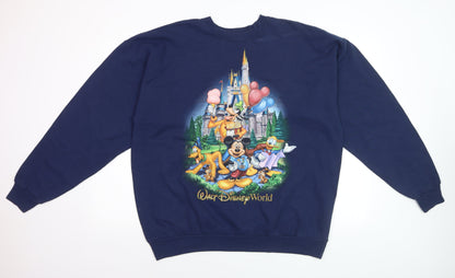 Hanes Disney Men’s Blue XL Pullover Sweatshirt Mickey Graphic