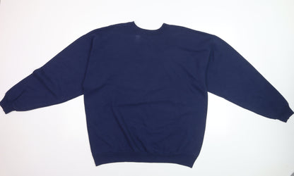 Hanes Disney Men’s Blue XL Pullover Sweatshirt Mickey Graphic