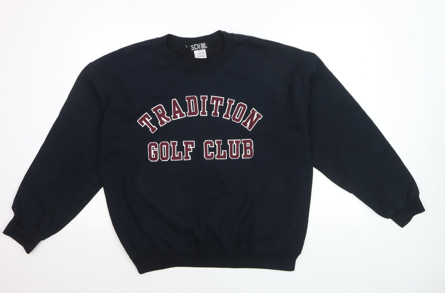 SDI Men's Blue Tradition Golf Club Pullover Sweatshirt L