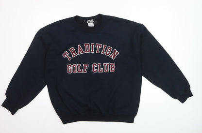 SDI Men's Blue Tradition Golf Club Pullover Sweatshirt L