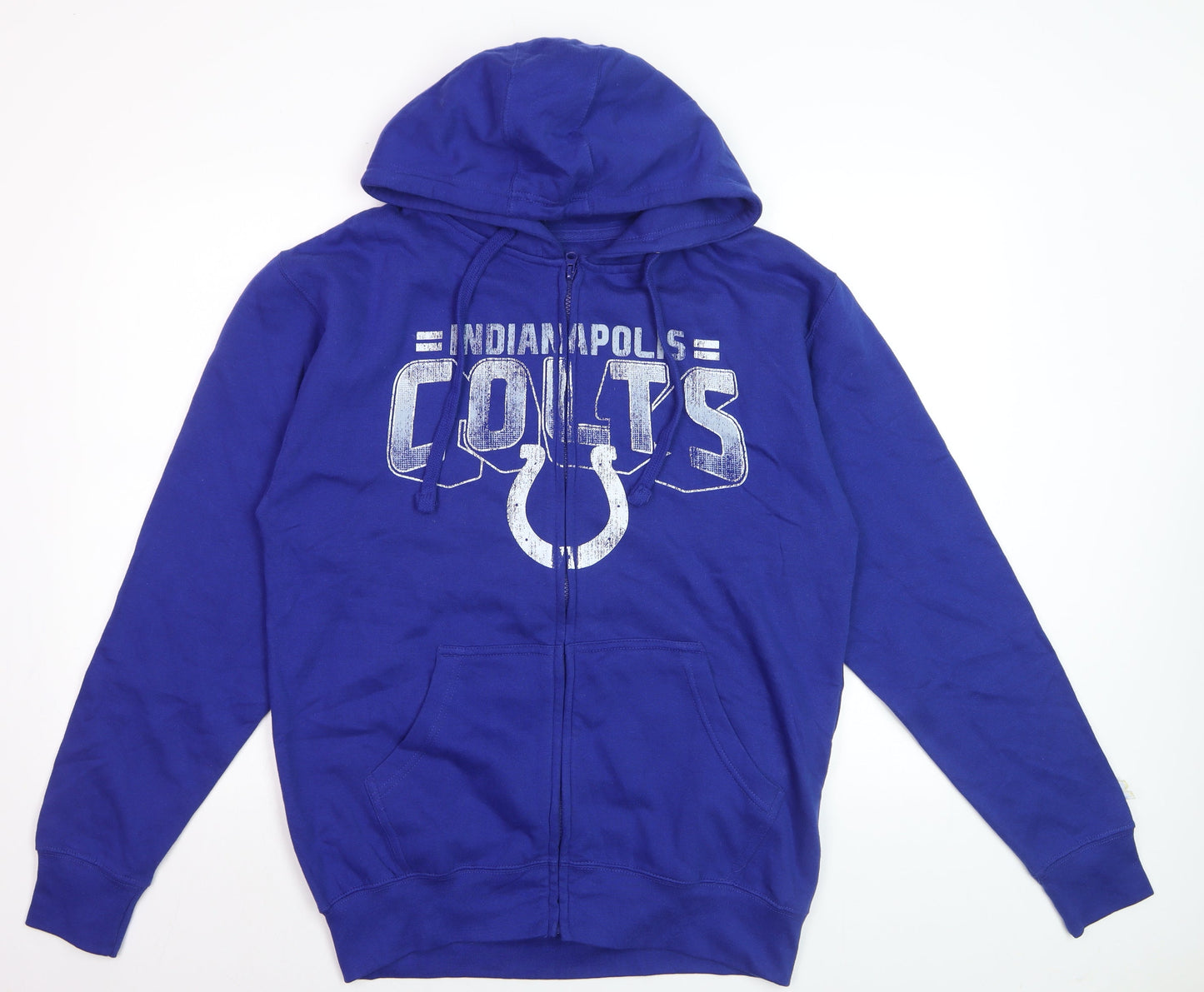 Starter Men's Blue Full Zip Hoodie Medium Indianapolis Colts Sportswear