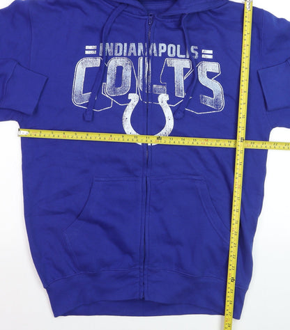 Starter Men's Blue Full Zip Hoodie Medium Indianapolis Colts Sportswear
