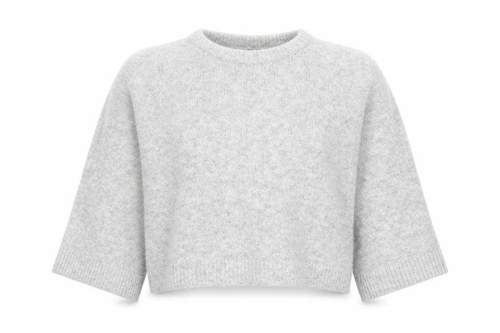 ASOS DESIGN Women’s Grey Chunky Knit Pullover Jumper L