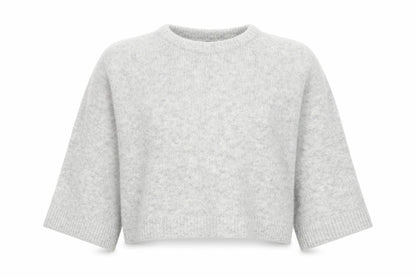 ASOS DESIGN Women’s Grey Chunky Knit Pullover Jumper L