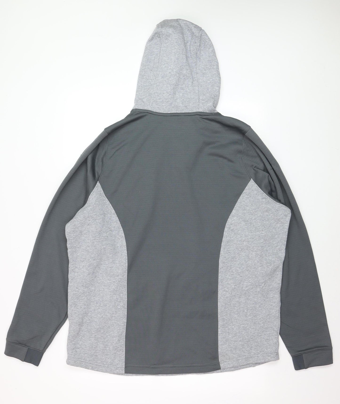 Under Armour Men's Grey ColdGear Pullover Hoodie XL Basketball Graphic