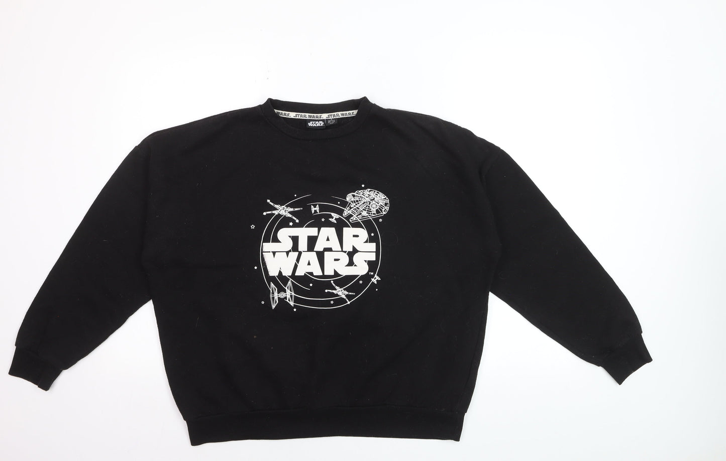 Star Wars Men’s Black Sweatshirt Small Regular Fit Pullover