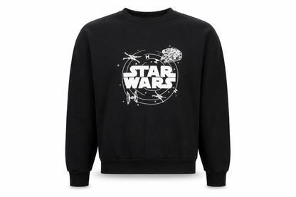 Star Wars Men’s Black Sweatshirt Small Regular Fit Pullover