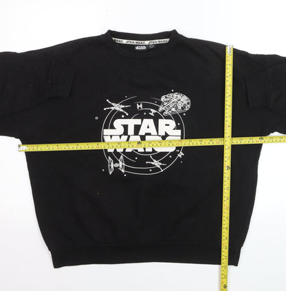 Star Wars Men’s Black Sweatshirt Small Regular Fit Pullover