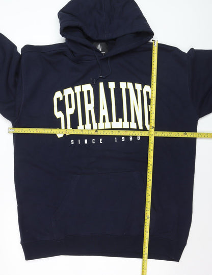 Shane Dawson Men's Blue Pullover Hoodie XL Graphic Fleece