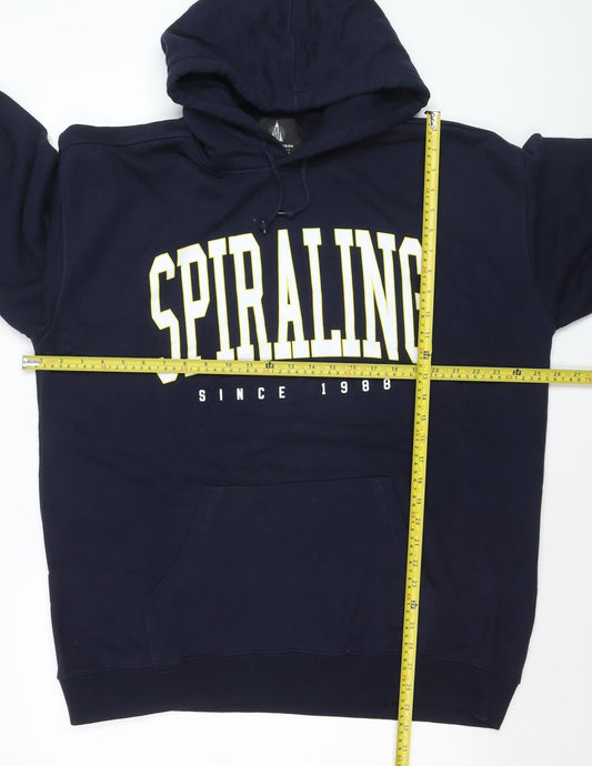 Shane Dawson Men's Blue Pullover Hoodie XL Graphic Fleece