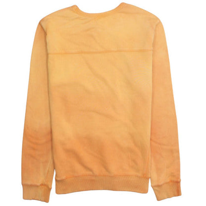 Timberland Womens Orange Cotton Crew Neck Pullover Sweatshirt L