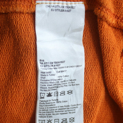 Timberland Womens Orange Cotton Crew Neck Pullover Sweatshirt L