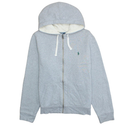 Polo Ralph Lauren Men's Grey Full Zip Hoodie XL Fleece Cotton