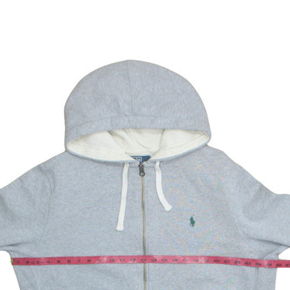 Polo Ralph Lauren Men's Grey Full Zip Hoodie XL Fleece Cotton