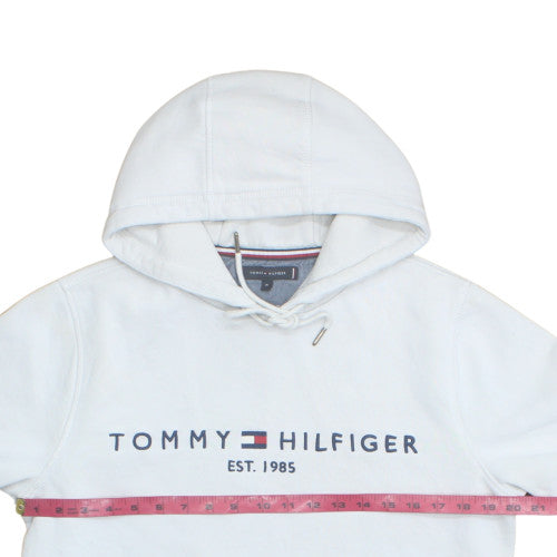 Tommy Hilfiger Men's White M Pullover Hoodie Classic Logo