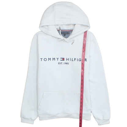 Tommy Hilfiger Men's White M Pullover Hoodie Classic Logo