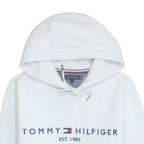 Tommy Hilfiger Men's White M Pullover Hoodie Classic Logo