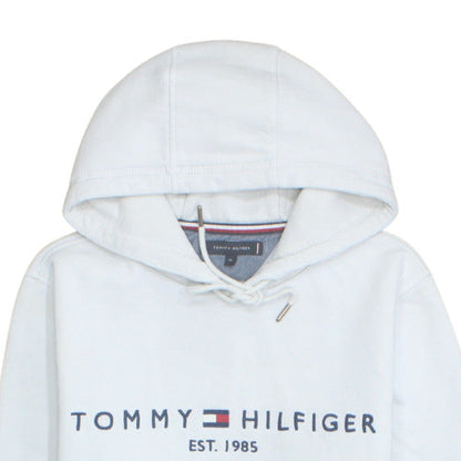 Tommy Hilfiger Men's White M Pullover Hoodie Classic Logo