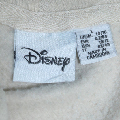 Disney The Lion King Unisex White Pullover Hoodie L Graphic Fleece