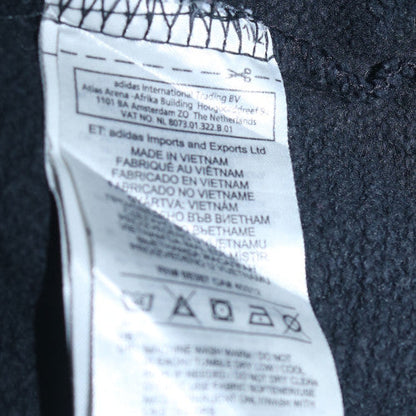 Adidas Men's Black XS Pullover Hoodie with Logo & Stripes