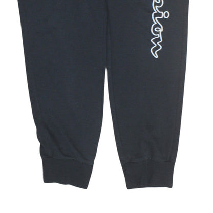 Champion Men Black Jogger Sweatpants Small Regular Fit Activewear