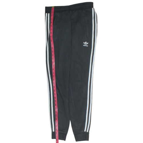 adidas Mens Black Jogger Trousers Size S Regular Fit Sportswear