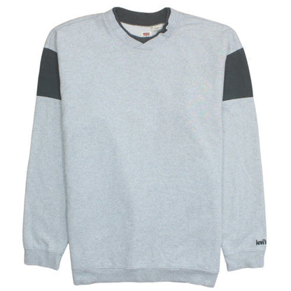 Levi's Men's Grey Oversized Crew Neck Sweatshirt Size M