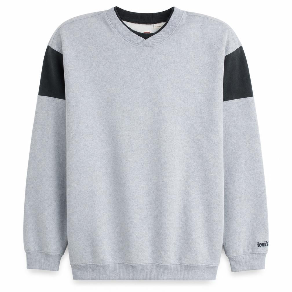 Levi's Men's Grey Oversized Crew Neck Sweatshirt Size M