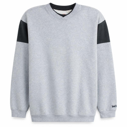 Levi's Men's Grey Oversized Crew Neck Sweatshirt Size M