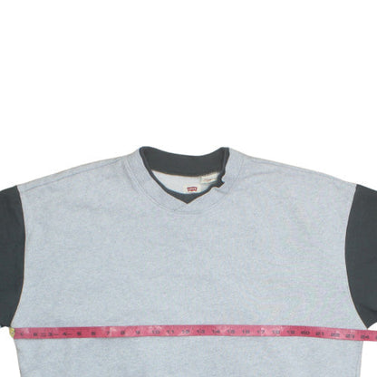 Levi's Men's Grey Oversized Crew Neck Sweatshirt Size M