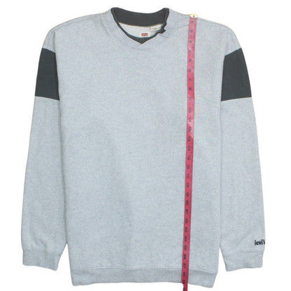 Levi's Men's Grey Oversized Crew Neck Sweatshirt Size M