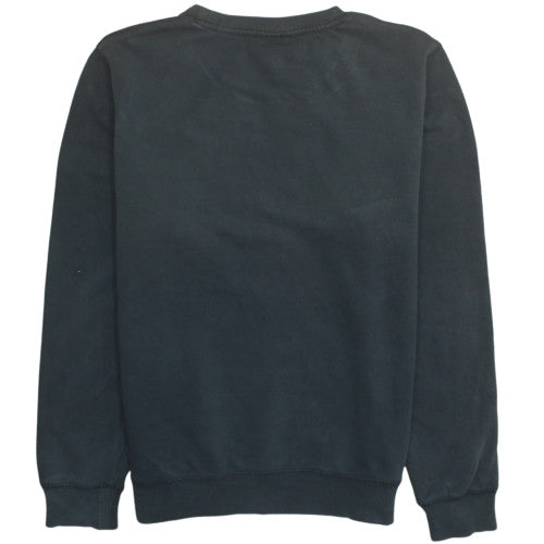 Champion Men's Black Pullover Sweatshirt M Crew Neck Logo Fleece
