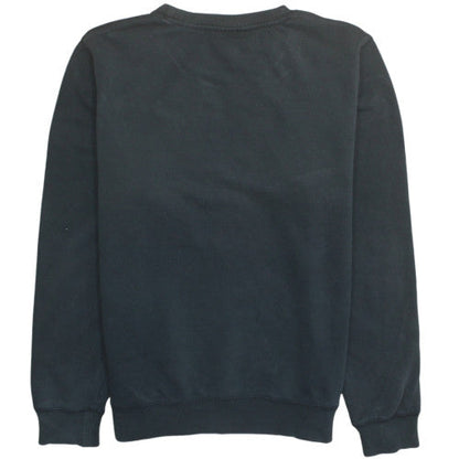 Champion Men's Black Pullover Sweatshirt M Crew Neck Logo Fleece