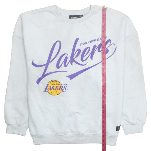 Primark NBA Los Angeles Lakers White Sweatshirt Men XL Graphic Pullover
