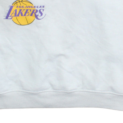 Primark NBA Los Angeles Lakers White Sweatshirt Men XL Graphic Pullover