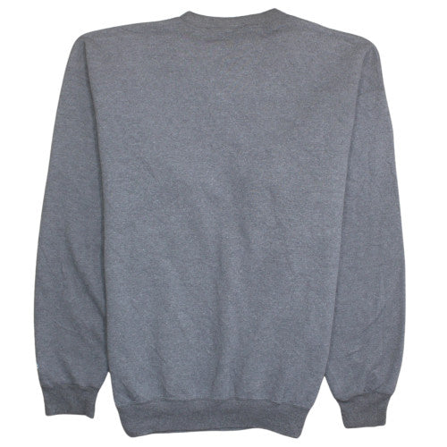 Champion Men Grey Pullover Crew Neck Sweatshirt Size L